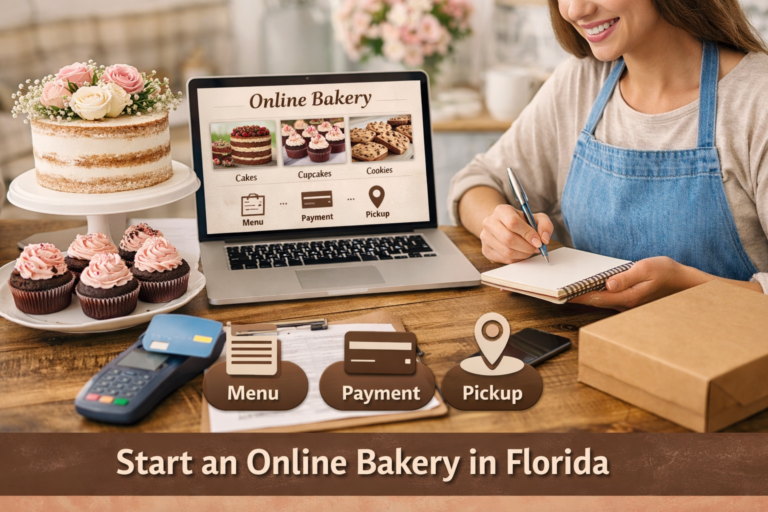 start an online bakery in Florida